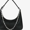 Donne Givenchy Borse A Tracolla | Borsa Piccola Moon Cut Out In Pelle Con Catena Nero