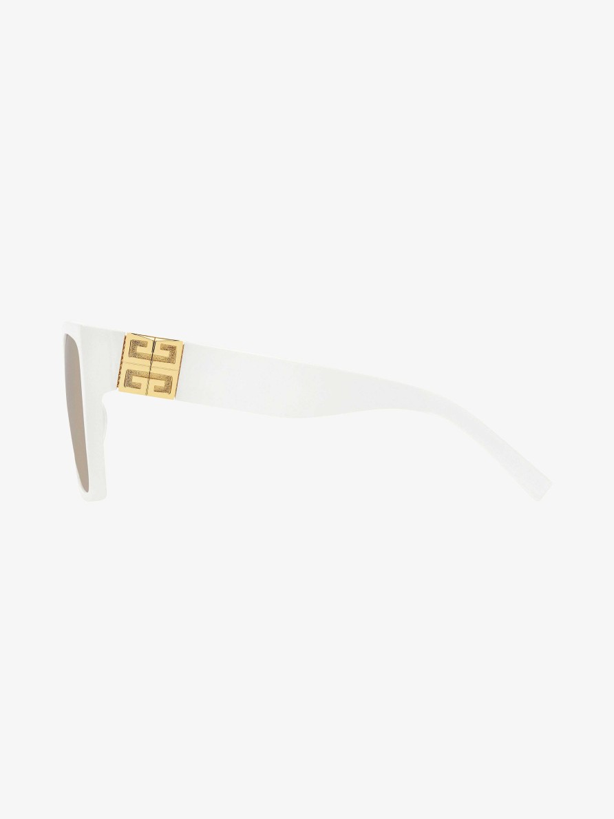 Donne Givenchy Occhiali Da Sole | Occhiali Da Sole 4G In Acetato Bianco/Burro