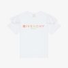 Donne Givenchy Ragazza (Da 4 A 12 Anni) | T-Shirt In Jersey Con Volant Bianco