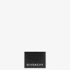 Uomini Givenchy Piccola Pelletteria | Portacarte Givenchy In Pelle Micro 4G Nero