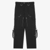 Donne Givenchy Pantaloni | Pantaloni Staccabili Two In One In Lana E Mohair Nero