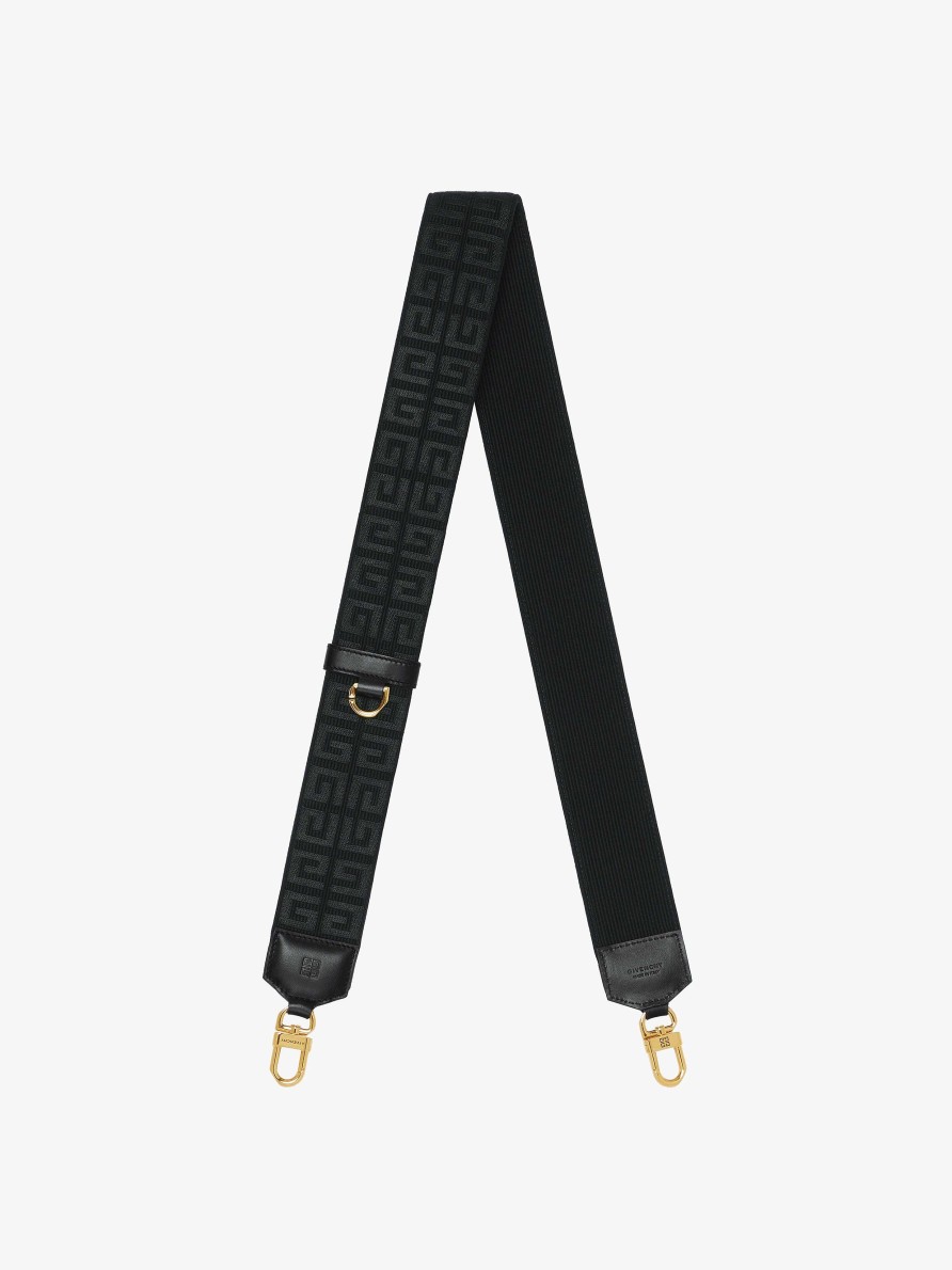 Donne Givenchy Altri Accessori | Cinturino Con Ricamo 4G Nero