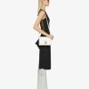 Donne Givenchy Vestiti | Abito In Jacquard 4G Con Tulle E Drappeggio Nero