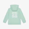 Uomini Givenchy Ragazzo (Da 4 A 12 Anni) | Felpa Con Cappuccio In Pile Stampato Verde Menta Chiaro