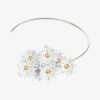 Donne Givenchy Gioielleria | Collana Daisy Torque In Metallo E Smalto Con Cristalli Bianco