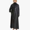 Donne Givenchy Giacche E Cappotti | Trench In Pelle Nero