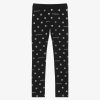 Donne Givenchy Ragazza (Da 4 A 12 Anni) | Leggings In Maglia Givenchy 4G Nero/Argento