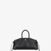 Donne Givenchy Antigona | Borsa Mini Antigona Stretch In Pelle Stile Corsetto Nero