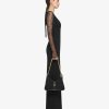 Donne Givenchy Vestiti | Abito In Stretch Zibellino E Tulle 4G Nero