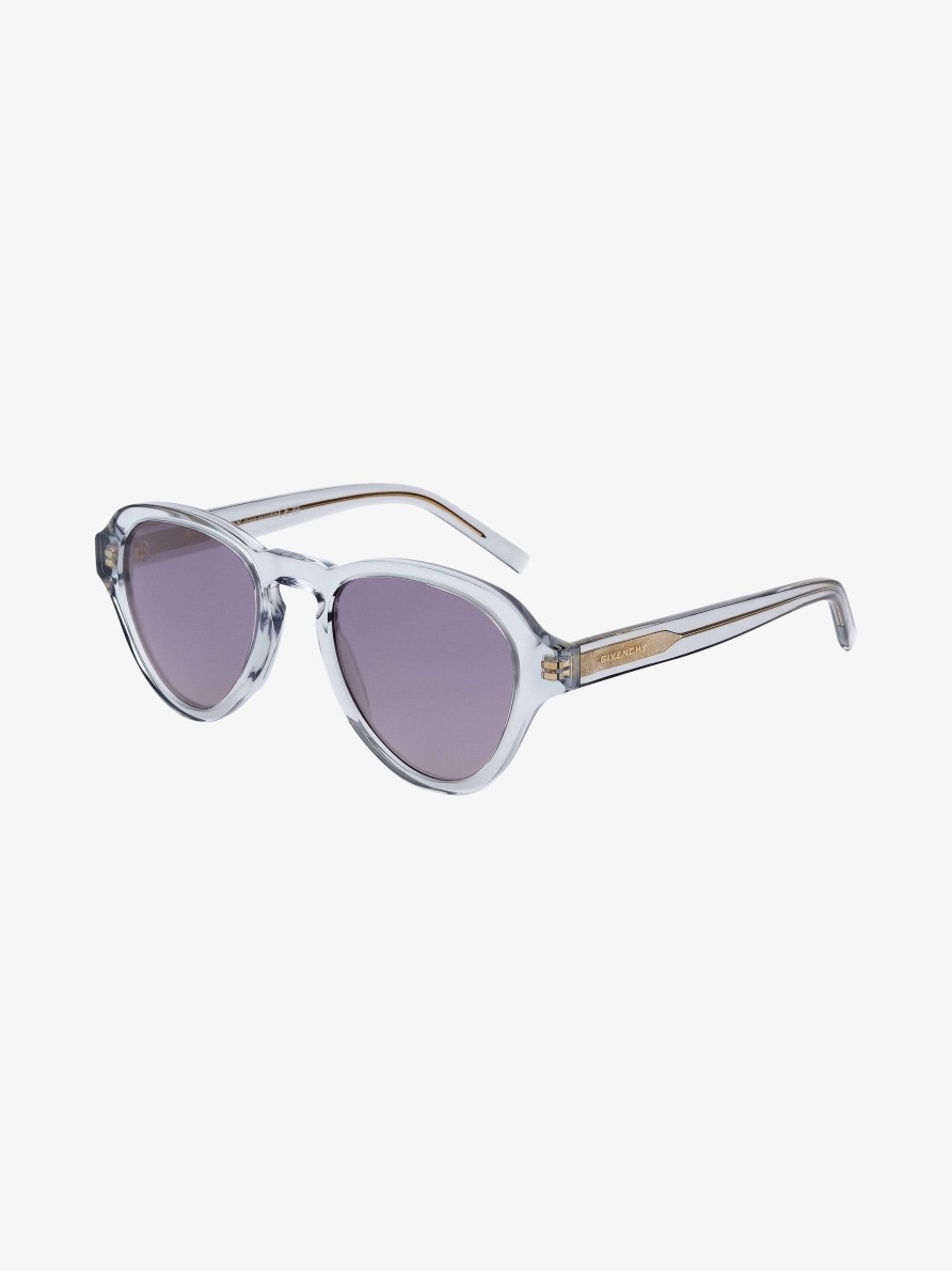 Uomini Givenchy Occhiali Da Sole | Occhiali Da Sole Gv Day Unisex In Acetato Grigio Chiaro