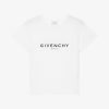 Donne Givenchy Ragazza (Da 4 A 12 Anni) | T-Shirt Reverse Di Givenchy In Cotone Bianco