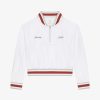 Uomini Givenchy Capispalla E Giubbotti | Giubbotto Bomber Pull-Over Lucido Di Givenchy Bianco