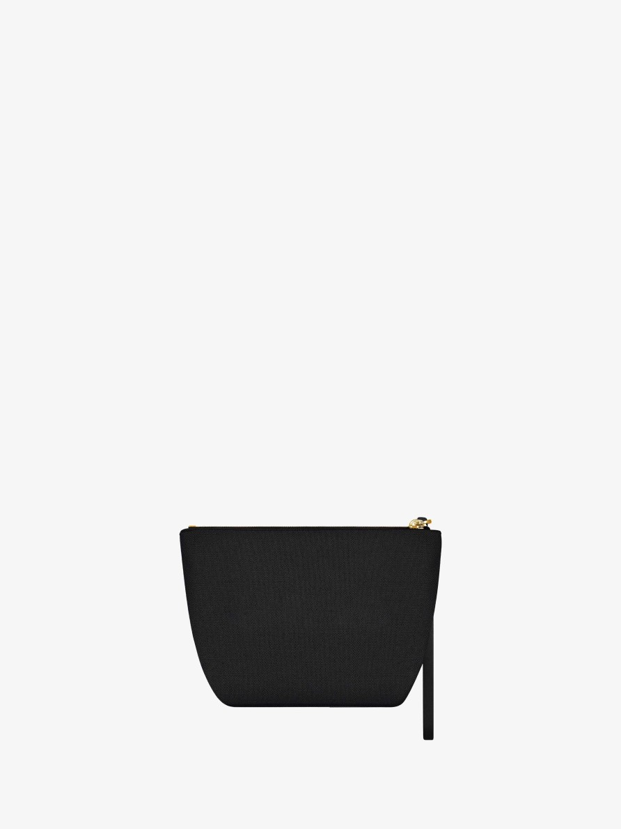 Donne Givenchy Piccola Pelletteria | Mini Pochette Givenchy In Tela Nero