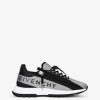 Uomini Givenchy Scarpe Da Ginnastica | Sneakers Spectre Runner In Fibra Sintetica 4G Con Zip Grigio/Nero