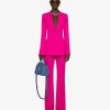 Donne Givenchy Giacche E Cappotti | Giacca Slim Fit In Lana Con Maniche Svasate Fucsia