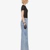 Donne Givenchy Pantaloni | Jeans Oversize In Denim Con Cristalli Azzurro