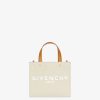 Donne Givenchy Borsa G | Borsa Shopping Mini G-Tote In Tela Beige Naturale