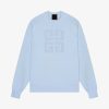 Donne Givenchy Maglieria | Maglia 4G In Cashmere Azzurro