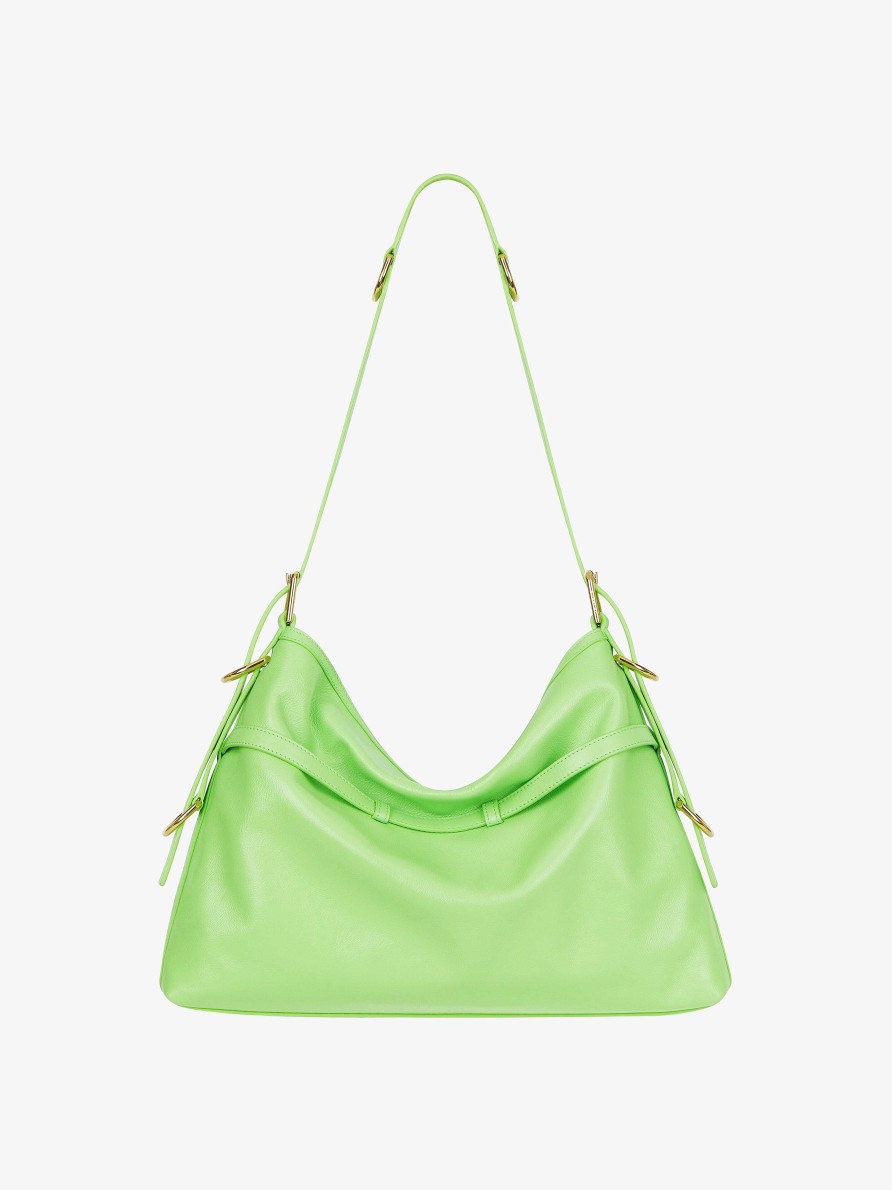 Donne Givenchy Voi | Borsa Voyou Media In Pelle Menta Verde