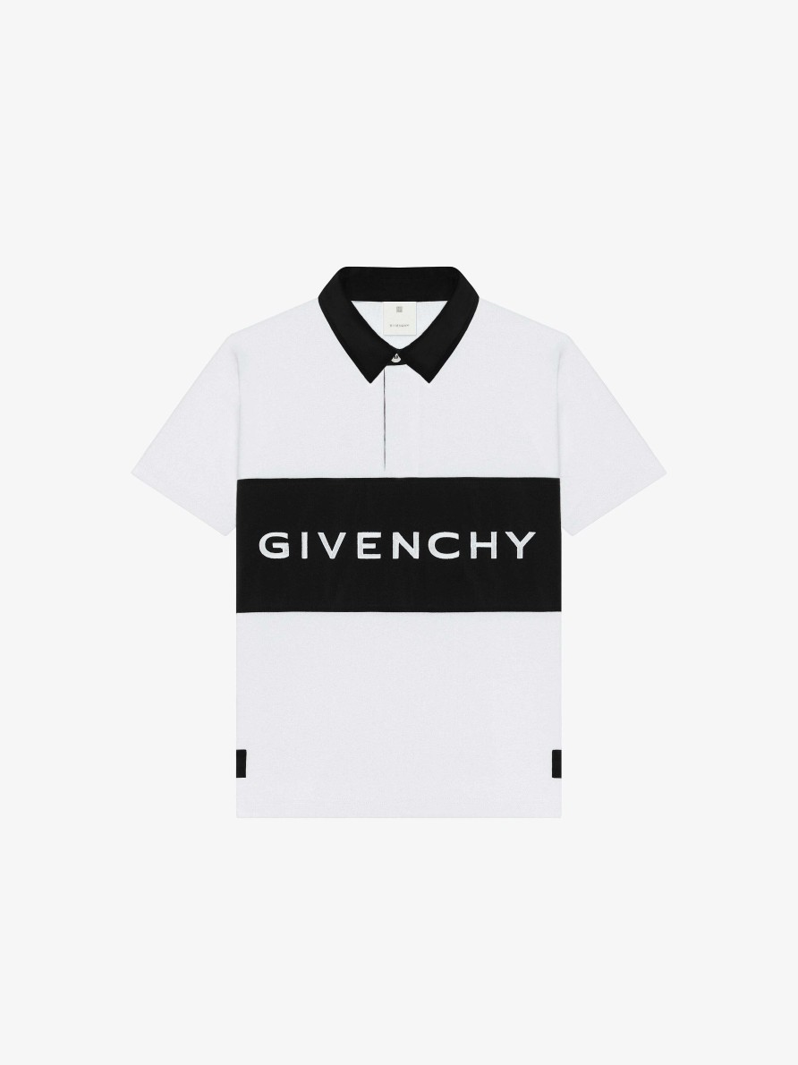 Uomini Givenchy Ragazzo (Da 4 A 12 Anni) | Polo Givenchy In Cotone Bianco