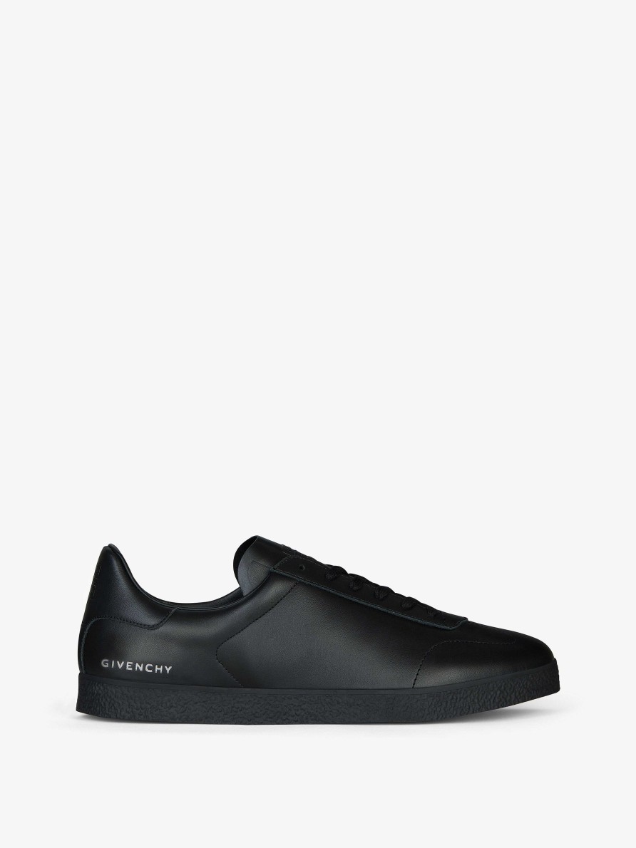 Uomini Givenchy Scarpe Da Ginnastica | Sneakers Town In Pelle Nero