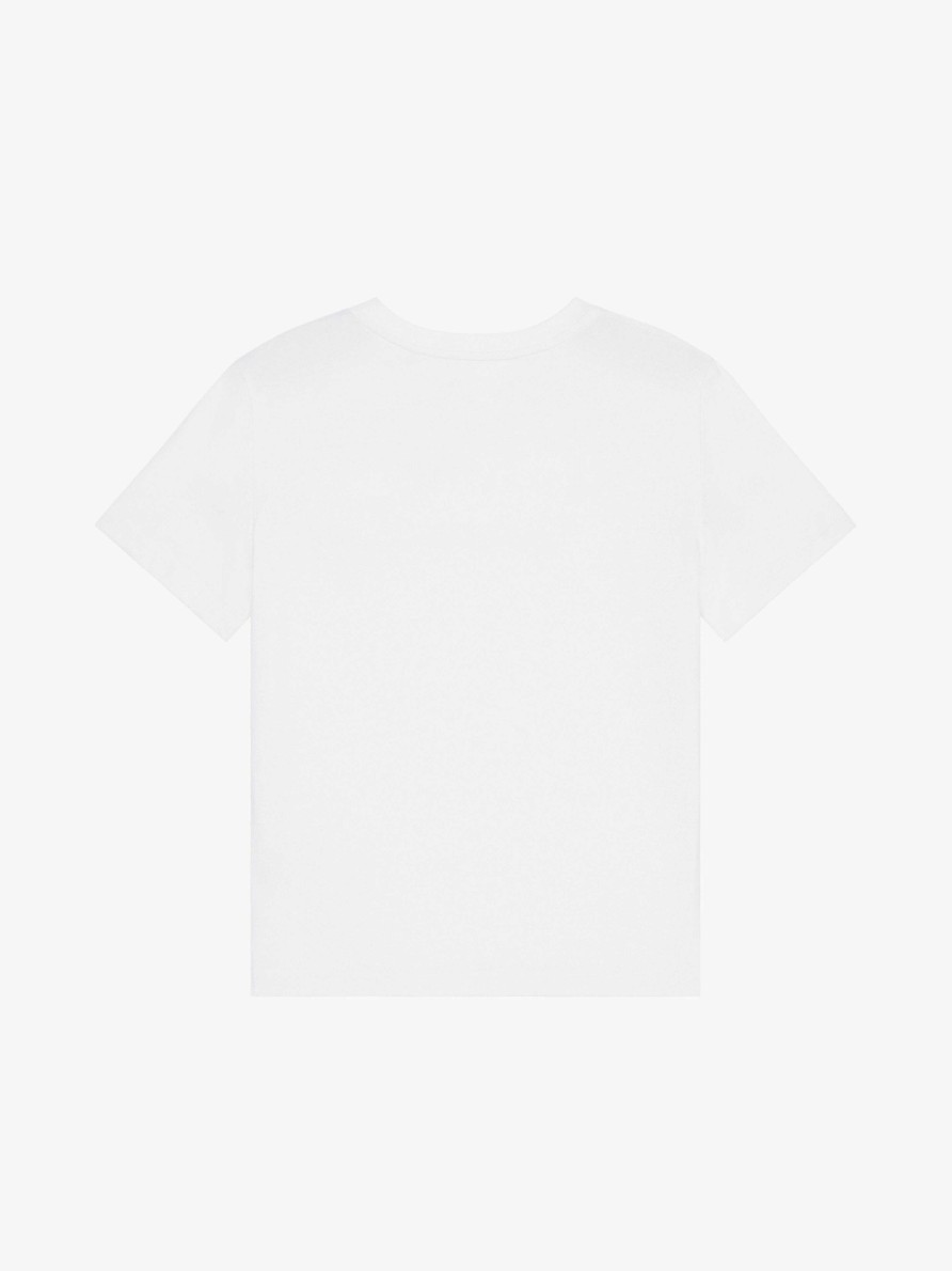 Uomini Givenchy Ragazzo (Da 4 A 12 Anni) | T-Shirt In Jersey Stampato Bianco