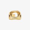 Donne Givenchy Gioielleria | Anello Catena G In Metallo Giallo Dorato