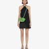 Donne Givenchy Borse Mini E Micro | Borsa Kenny Mini In Raso Con Strass Assenzio Verde