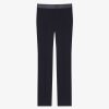 Uomini Givenchy Pantaloni | Pantaloni Sartoriali Slim Fit In Lana E Mohair Blu Notte