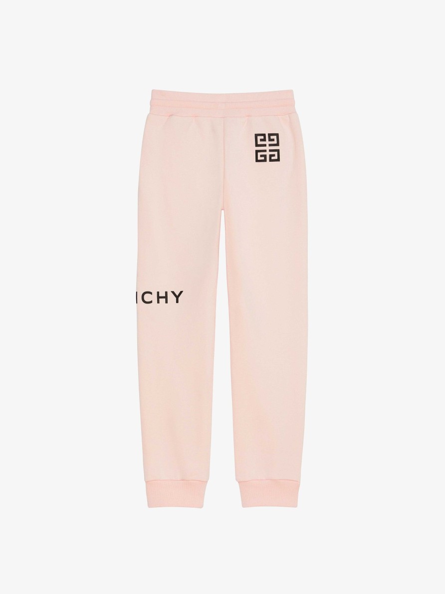 Donne Givenchy Ragazza (Da 4 A 12 Anni) | Pantaloni Jogger Di Givenchy In Pile Rosa Chiaro