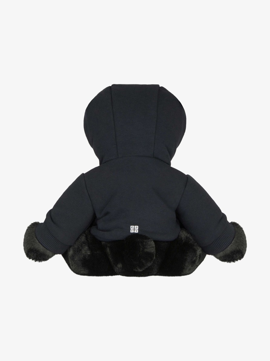 Uomini Givenchy Ragazzo (Da 4 A 12 Anni) | Orsetto Di Peluche Di Givenchy In Pelliccia Sintetica Nero