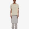 Uomini Givenchy Magliette | T-Shirt Givenchy Archetype Slim Fit In Cotone Argilla