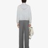 Uomini Givenchy Pantaloni | Pantaloni Extra Ampi In Lana Grigio Medio