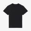 Uomini Givenchy Magliette | T-Shirt Slim Fit In Cotone Con Bande Givenchy Nero