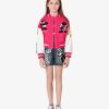 Donne Givenchy Ragazza (Da 4 A 12 Anni) | Giacca College Oswald In Pile Bianco/Rosa