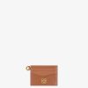 Donne Givenchy Piccola Pelletteria | Porta Carte 4G In Pelle Granata Abbronzatura