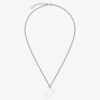 Uomini Givenchy Gioielleria | Collana Giv Cut In Metallo E Smalto Bianco Ottico