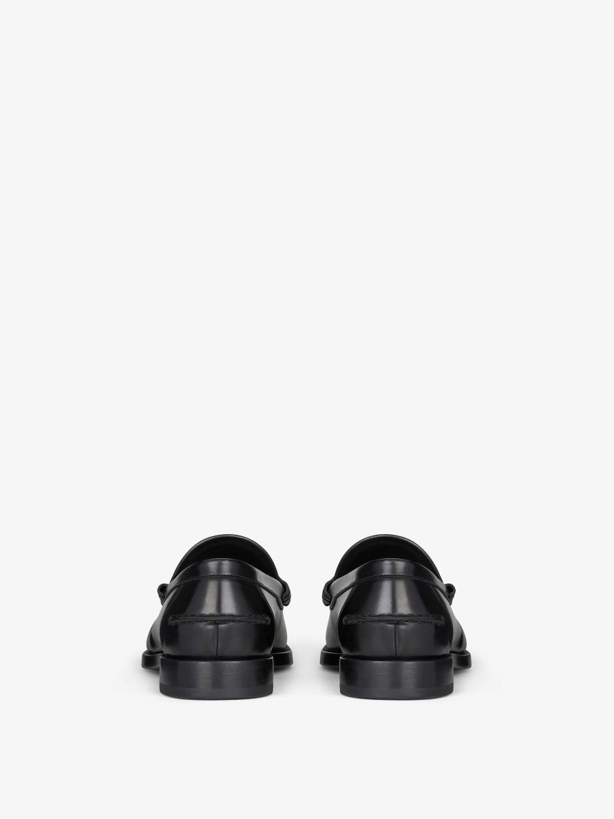 Uomini Givenchy Stivali E Derby | Mocassino Mr G In Pelle Nero