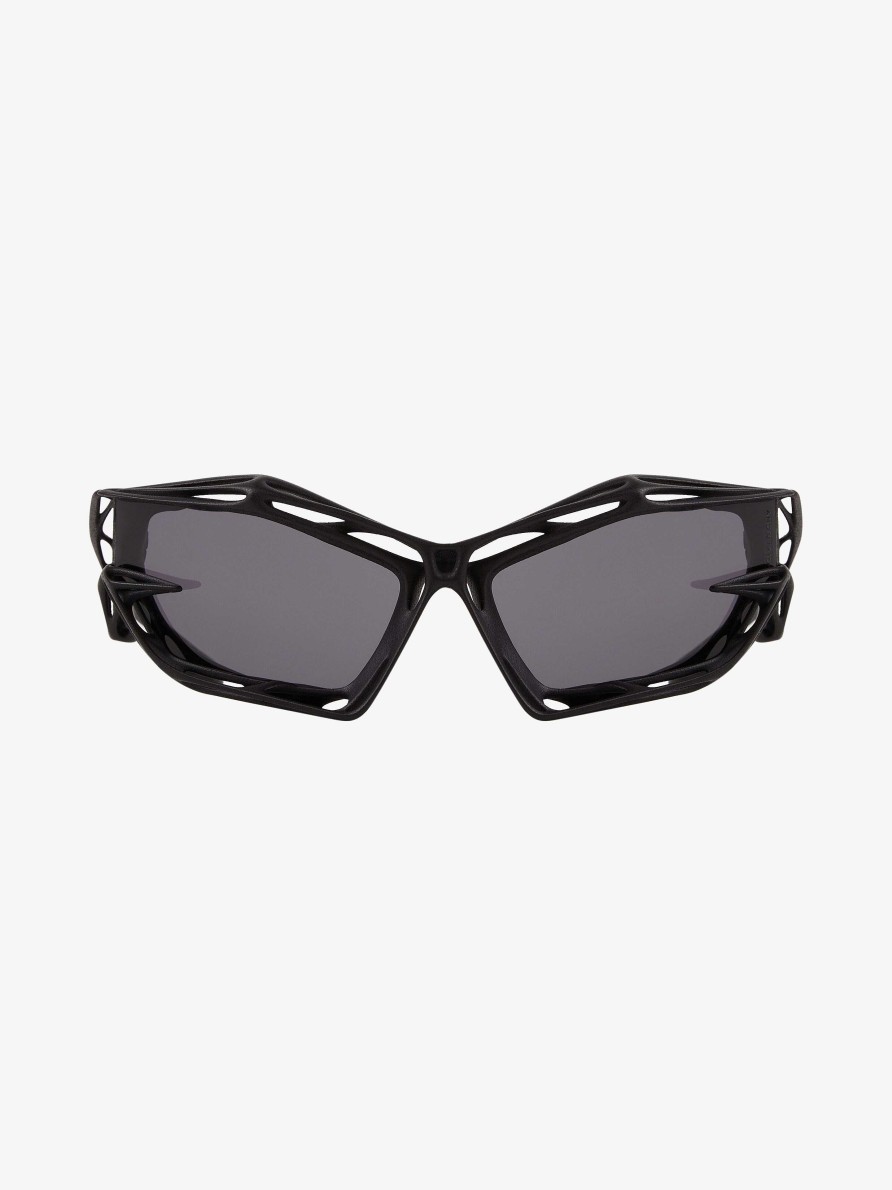 Uomini Givenchy Occhiali Da Sole | Occhiali Da Sole Unisex Giv Cut Cage In Nylon Nero