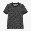 Donne Givenchy Magliette | T-Shirt Slim Fit In Tulle 4G Nero