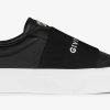 Uomini Givenchy Scarpe Da Ginnastica | Sneakers City Sport In Pelle Con Cinturino Givenchy Nero