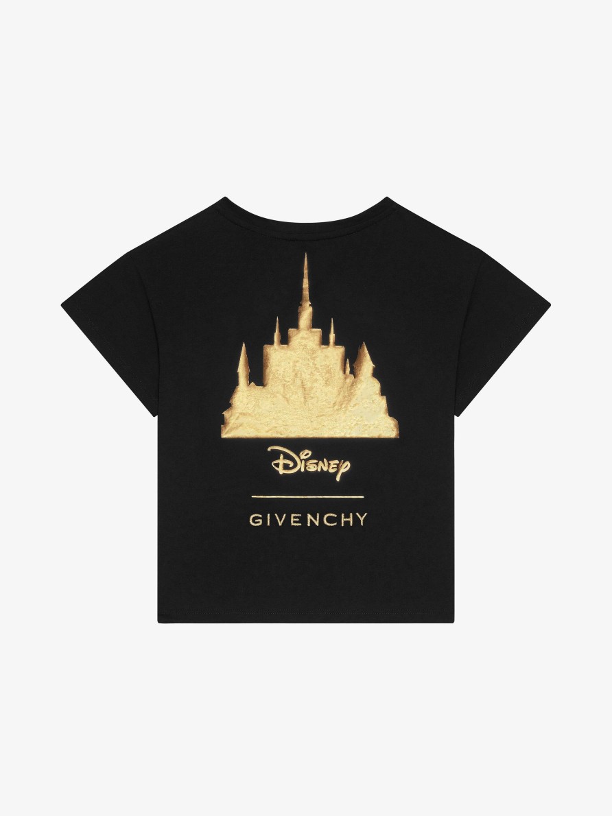 Uomini Givenchy Ragazzo (Da 4 A 12 Anni) | T-Shirt Di Frozen In Cotone Nero