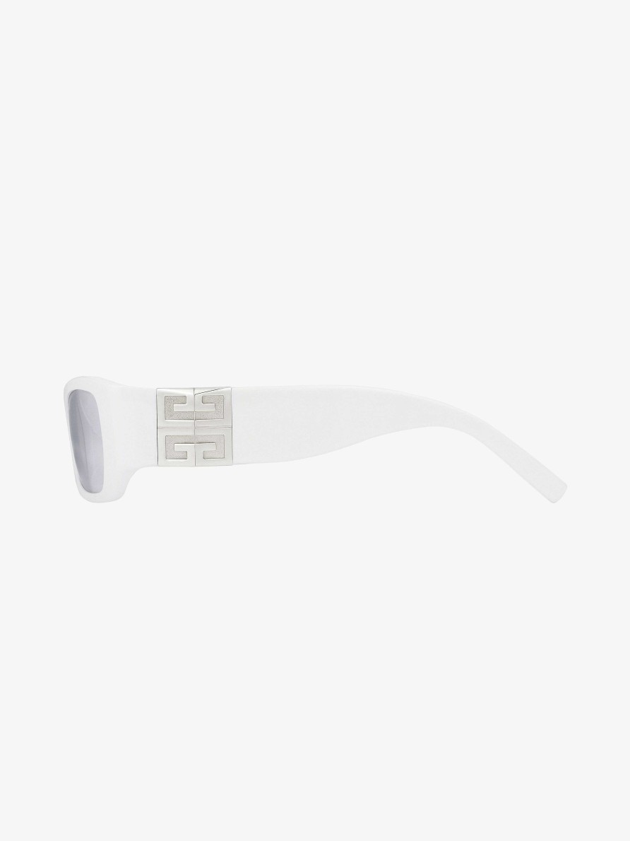 Uomini Givenchy Occhiali Da Sole | Occhiali Da Sole 4G Unisex In Acetato Bianco