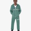 Uomini Givenchy Ragazzo (Da 4 A 12 Anni) | Cardigan Con Cappuccio Givenchy 4G In Pile Verde Grigiastro