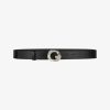 Donne Givenchy Cinghie | Cintura In Pelle Con Fibbia G-Chain Nero