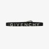 Uomini Givenchy Cinghie | Cintura Cowboy In Pelle Con Strass Nero