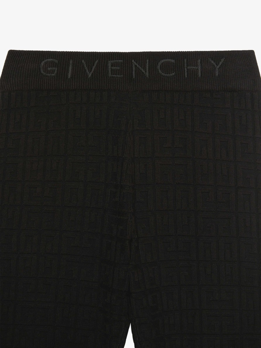 Donne Givenchy Ragazza (Da 4 A 12 Anni) | Legging In Jacquard 4G Nero