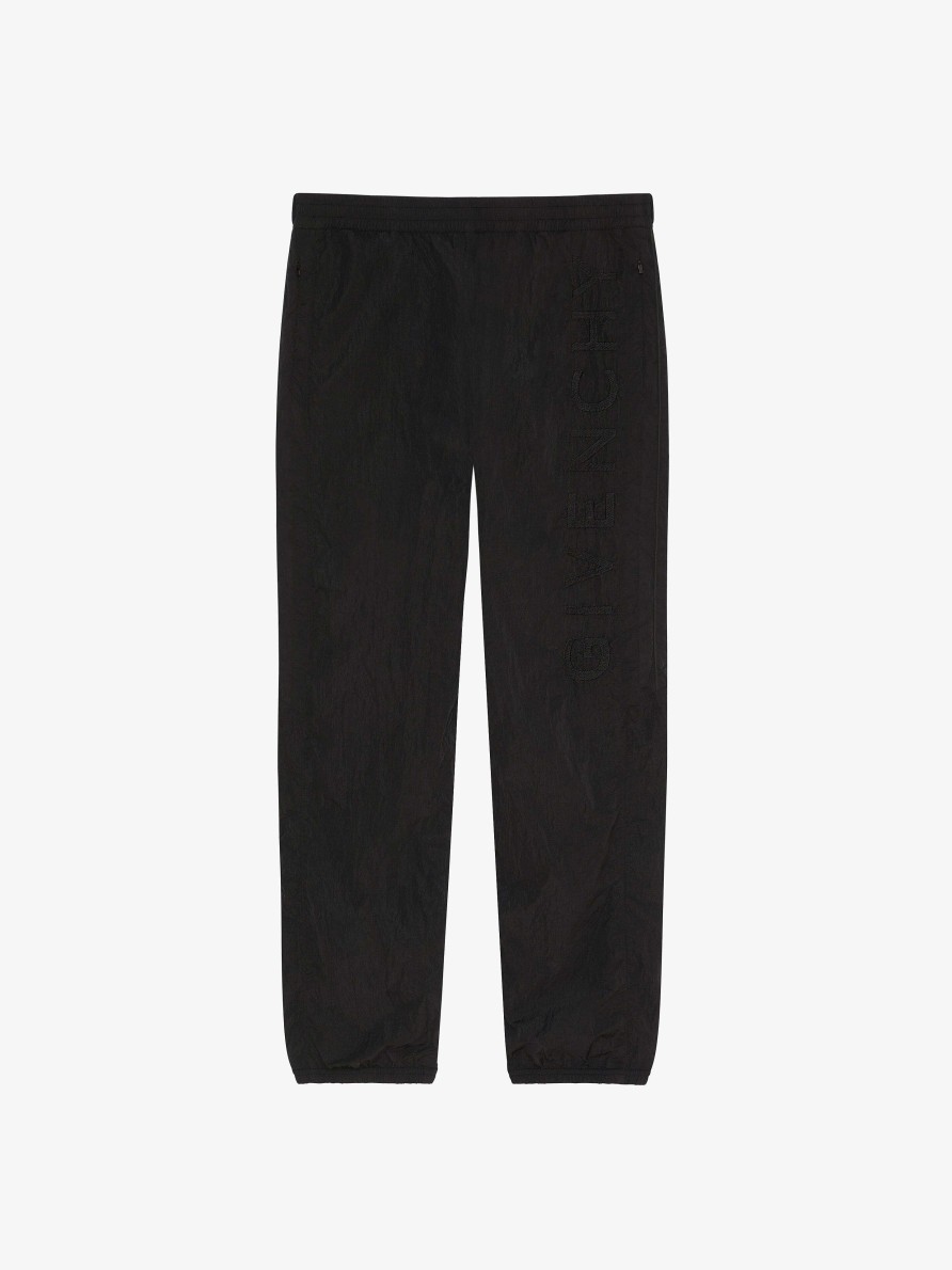 Uomini Givenchy Pantaloni | Pantaloni Jogger Con Gonna Da Carpentiere In Cotone Nero/Beige