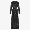 Donne Givenchy Vestiti | Abito Da Sera Con Paillettes Nero