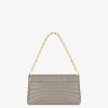 Donne Givenchy 4G | Borsa Morbida 4G Piccola In Pelle Trapuntata Con Catena Grigio Pietra